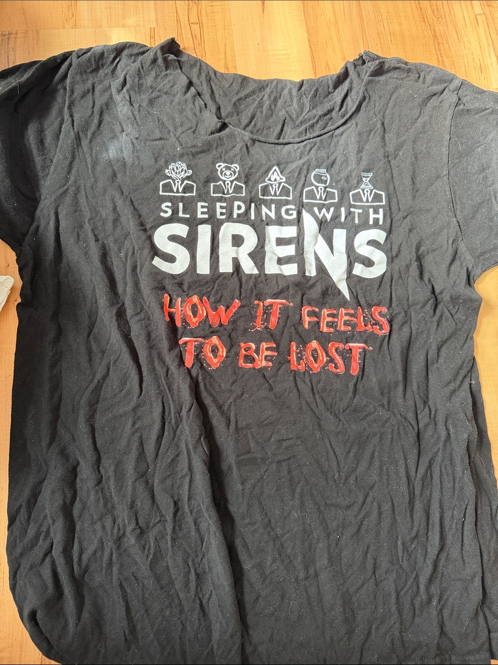 Sleeping With Sirens How It Feels To Be Lost Black Band Tee